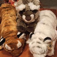 tris peluches da collezione 