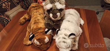 tris peluches da collezione 