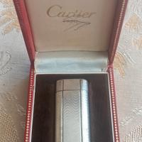 accendino Cartier in argento 