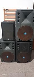 impianto audio professionale 