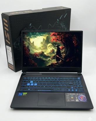 MSI Cyborg 15 i7-13a Gen RTX 4050 GARANZIA UNIEURO