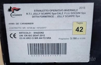 STIVALETTO TATTICO INVERNALECARABINIERI