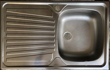 Lavabo cucina acciaio inox 79x50 vasca DX