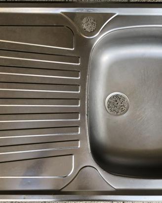 Lavabo cucina acciaio inox 79x50 vasca DX