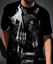 Maglietta Casual Stampa Uomo Moda