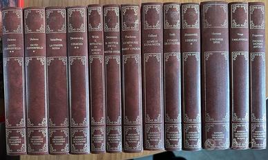 13 classici rilegati De Agostini - lotto romanzi
