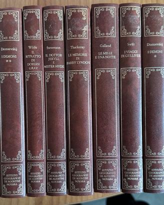 13 classici rilegati De Agostini - lotto romanzi