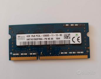 memoria RAM ddr3 4 GB nuova come in foto