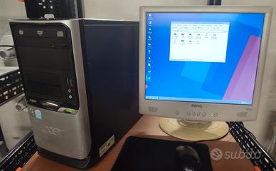 Acer Aspire SA85 completo di monitor Benq FP767