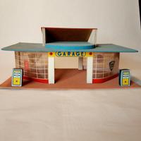 Garage Giocattolo Vintage 1960 Legno e Masonite