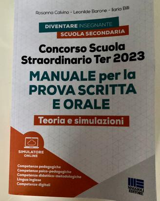 Libro prova concorso scuola 2024