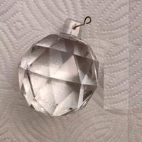 Pendente rotondo in cristallo per lampadario, 6 cm