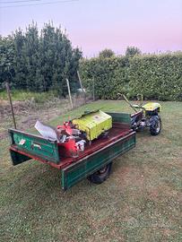 Motocolt. Grillo 131 con Fresa, Rimorchio e Aratro