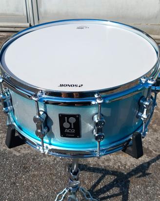rullante Sonor AQ2 in acero 14x6, nuovo mai usato