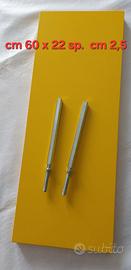 Mensola legno giallo