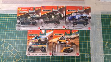 5 Modellini Matchbox Mainline Sigillati