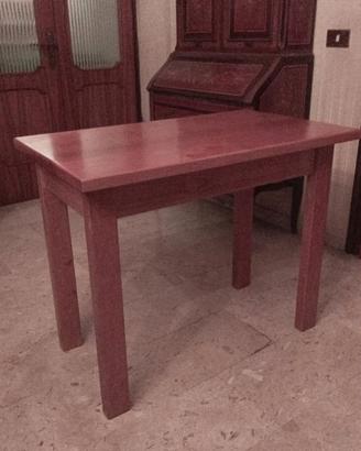 ROBUSTO TAVOLO RETTANGOLARE IN LEGNO MASSELLO