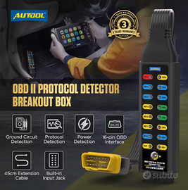Autool OBDII Protocol detector Breakout box