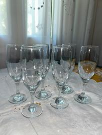 Bicchiere in vetro da champagne