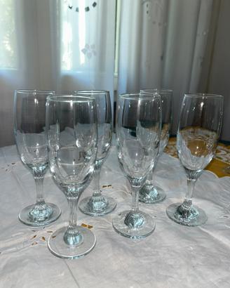 Bicchiere in vetro da champagne