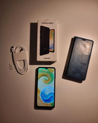 Samsung Galaxy A04S nero + custodia