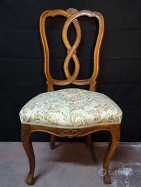 SEDIE IN NOCE METÀ '900