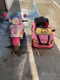 vespa e miniminor elettricche per bambina