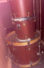 Batteria "Tamburo Master" fusti, aste e piatti