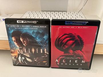 Aliens e Alien Romulus Blu-ray 4K UltraHD