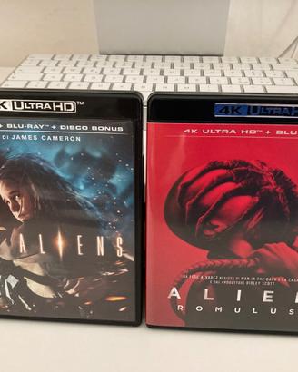 Aliens e Alien Romulus Blu-ray 4K UltraHD