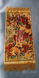 Tappeto decorativo stile Aubusson,velluto/ciniglia