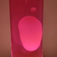 Mathmos original pink white lavalamp