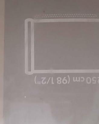 TENDA a RULLO IKEA BIANCA NUOVA 80X250