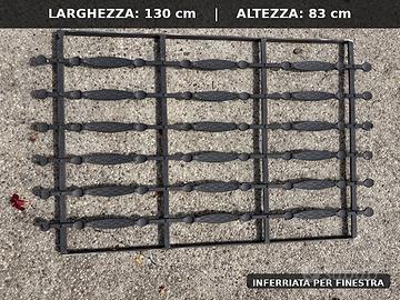 Inferriate di sicurezza in ferro battuto