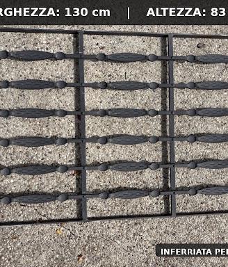 Inferriate di sicurezza in ferro battuto
