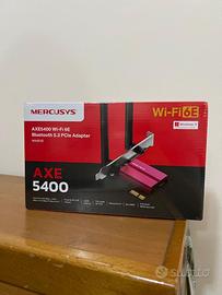 Adattatore PCIe Wi-Fi 6E AXE5400 con Bluetooth 5.2