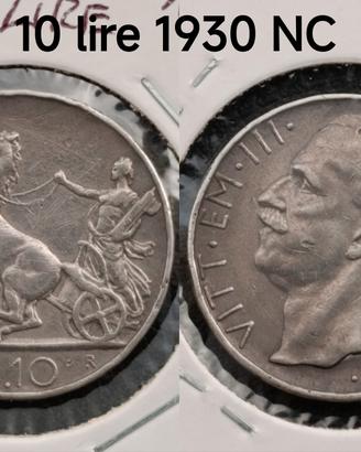 10 lire 1930 NC 45€