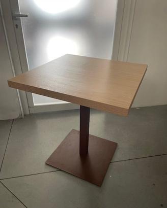 Tavolo Laminato Rovere 70x70cm Bronzo