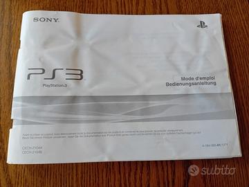 Manuale di istruzioni PS3 Francese + Tedesco 