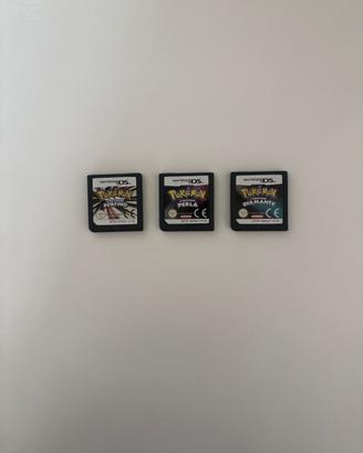 3 Giochi Pokémon  Diamante, Perla e Platino
