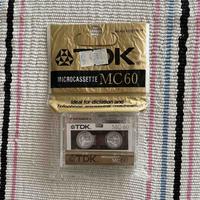 Microcassetta TDK MC60 minuti