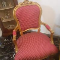 Poltrone stile Luigi XV