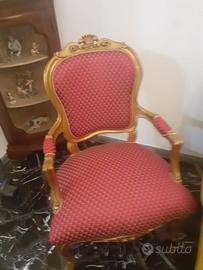 Poltrone stile Luigi XV