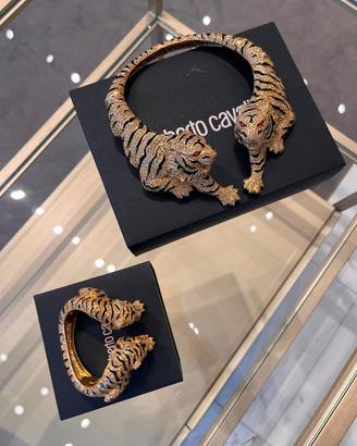 Collana e bracciale Roberto Cavalli nuove