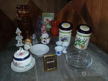 Suppellettili centro tavola uso vario Anni 70-90