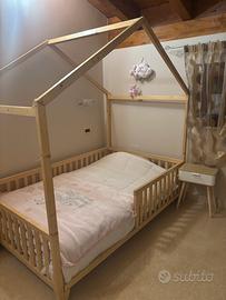 Letto montessori una piazza e mezza