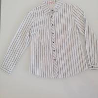 Camicia donna bianca righe taglia S/M