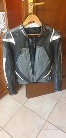 giubbotto in pelle da moto 