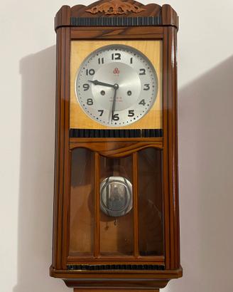 OROLOGIO A PENDOLO A CORDA IN LEGNO DA PARETE