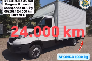 IVECO DAILY 35-140 FURGONE CON SPONDA 06/2024 24,0